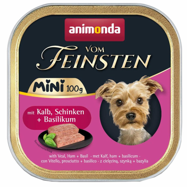 ANIMONDA Vom Feinsten Adult Mini Veal, ham and basil - mo...