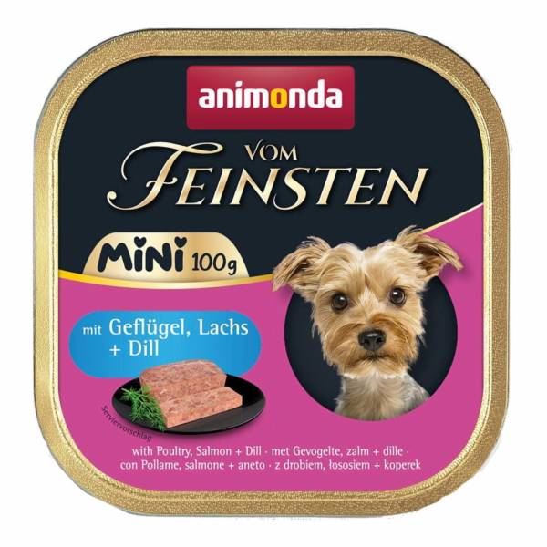 ANIMONDA Vom Feinsten Adult Mini Poultry, salmon and dill...