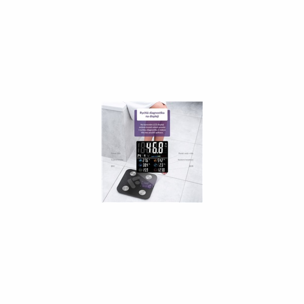 TrueLife FitScale W6 BT - Bioelektrická impedanční blueto...
