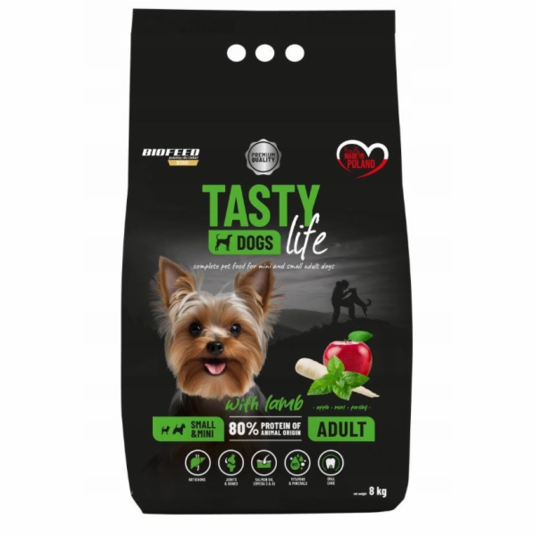 BIOFEED Tasty Life Adult Small Lamb - suché krmivo pro ps...