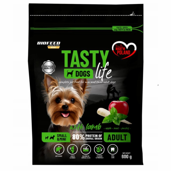 BIOFEED Tasty Life Adult Small Lamb - suché krmivo pro ps...
