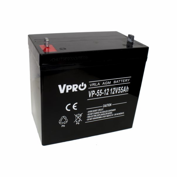 Baterie VOLT POLSKA AGM VPRO 12V 55Ah
