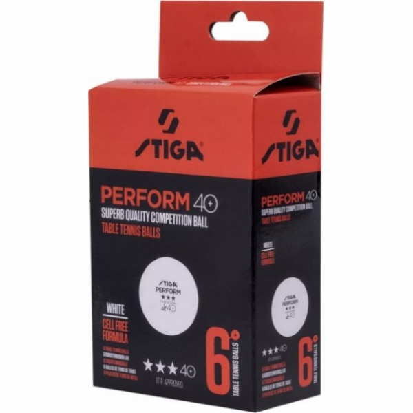 Míč na stolní tenis Stiga, 40 mm, 6 ks.
