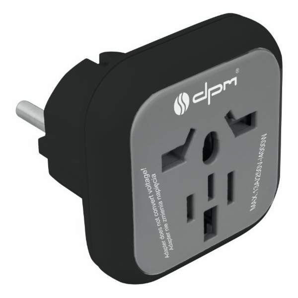 Adaptér DPM PF01EU-B, univerzální, EU