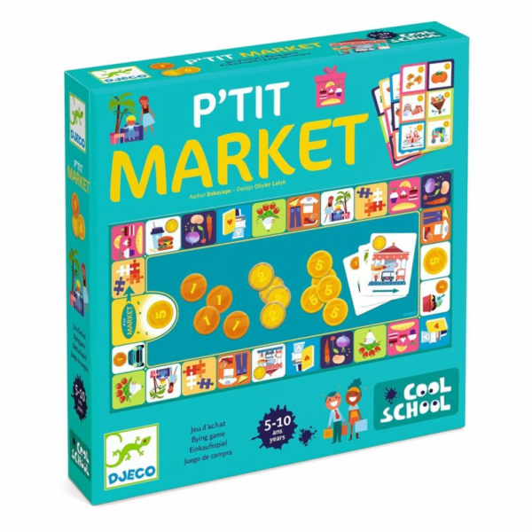 Hra Djeco Cool school p tit market DJ08533