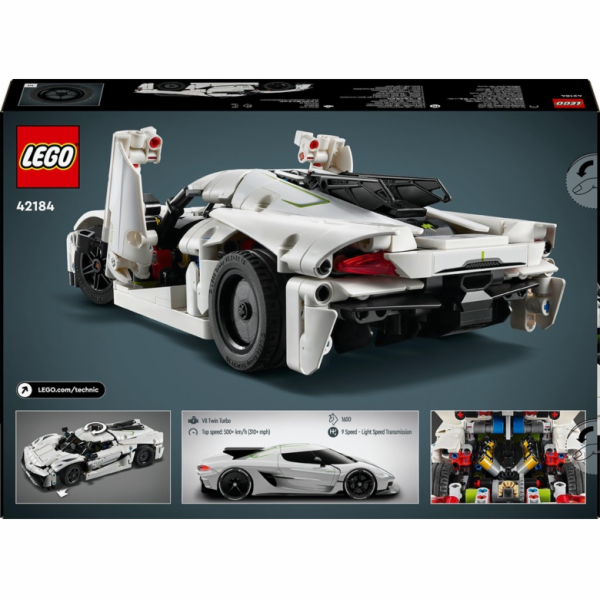 Konstruktér LEGO Technic Hypercar Koenigsegg 42184