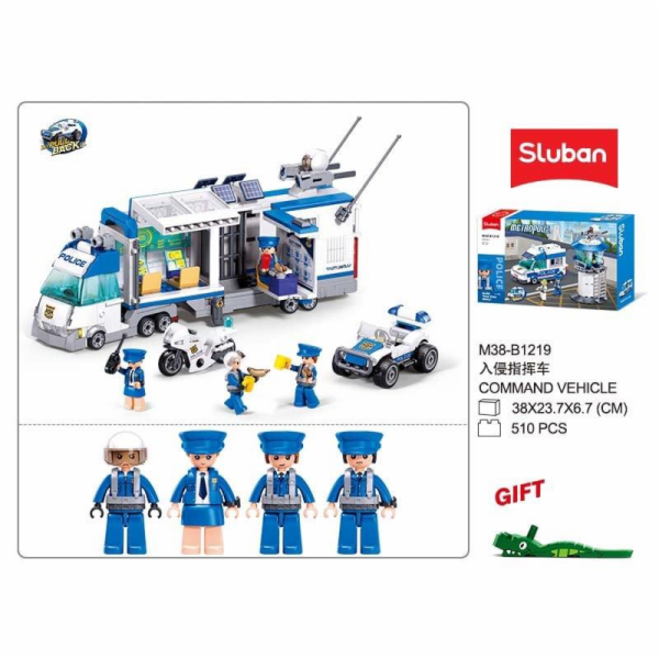 Konstruktor Sluban Metropolis M38-B1219, plast