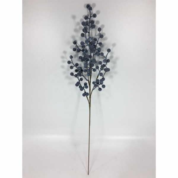 Vánoční ozdobná větev Christmas Touch, modrá, 60 cm