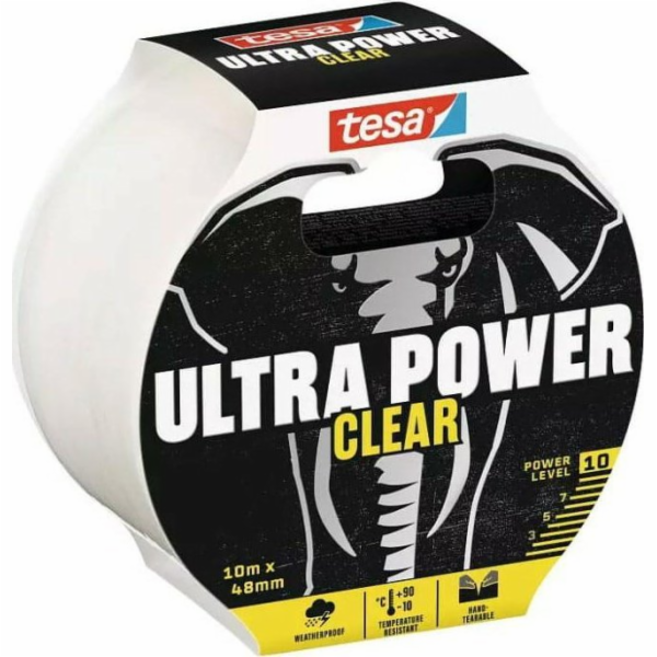 Lepicí páska TESA ULTRA POWER CLEAR 56497, 20 m × 48 mm