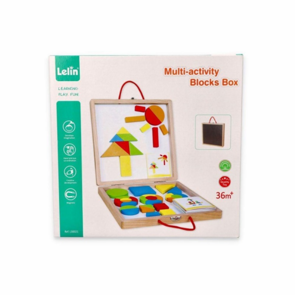 Magnetická hračka Lelin Multi Activity Blocks Blox