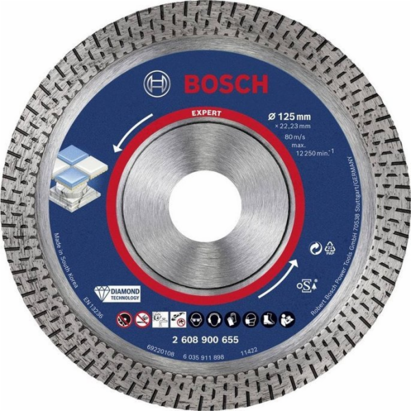 Bosch EXPERT HardCeramic Diamant rezný kotouc 125x22.23x1...