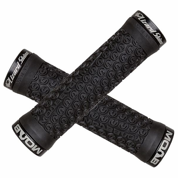Lizard Skins MOAB LOCK-ON rukojeti řídítek, černé přezky,...