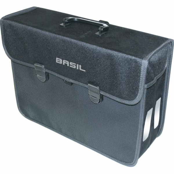 Basil Single city bag 17L, montáž na háček, černá (BAS-17...