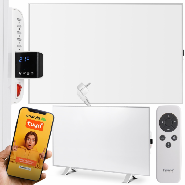 Cronos Synthelith Pro CRP-500TWP 500 W infrazářič šedý s ...