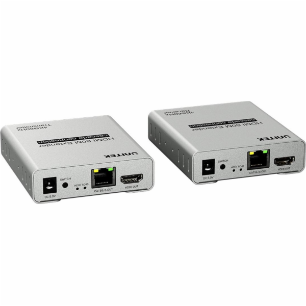 Unitek HDMI - HDMI AV adaptér stříbrný (V1164A)