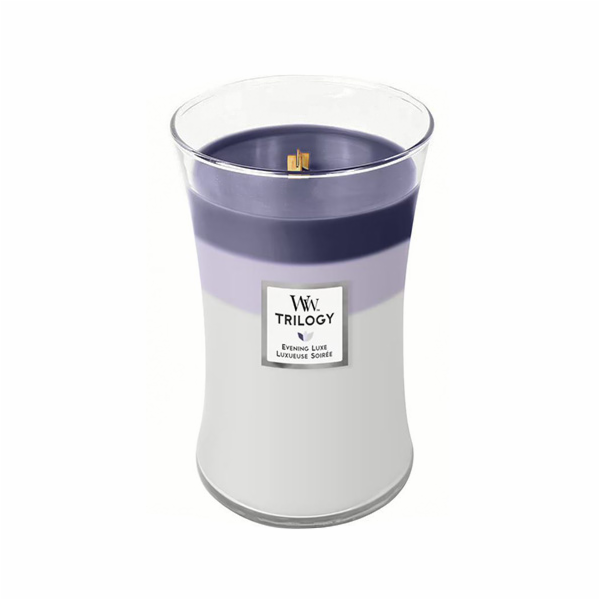 Svíčka Trilogy WoodWick, Večerní luxus, 609.5 g
