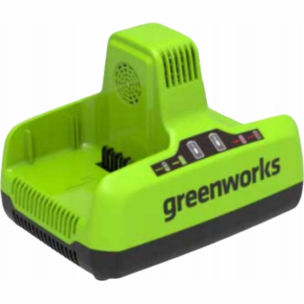 Greenworks G60x2UC6 dvouslotová nabíječka 