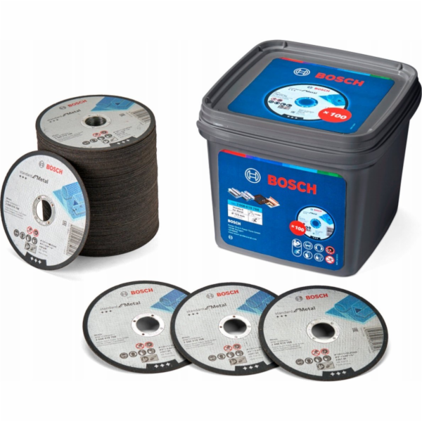 Řezný kotouč Bosch Standard na kov, O 125 mm, 100 kusů v ...