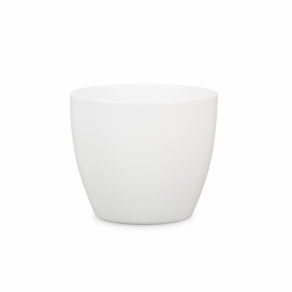 Hrnec Scheurich 27812, keramika, O 25 cm, bílý
