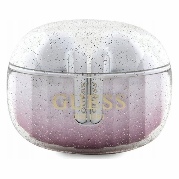 Sluchátka Guess Glitter Gradient (GUTSHDGKEEP) růžová