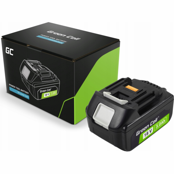 Zelená baterie pro Makita LXT 18V 3Ah náhradní BL1830