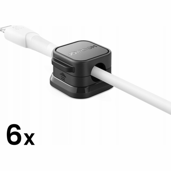 Magnetický organizér kabelů Joyroom JR-ZS368, 3 kusy (černý)