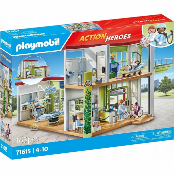 Playmobil&nbsp;71615&nbsp;Akční&nbsp;hrdinové&nbsp;Moderní&nbsp;nemocnice