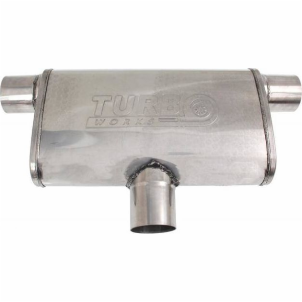 TurboWorks středový zadní tlumič 70mm TurboWorks LT 304SS