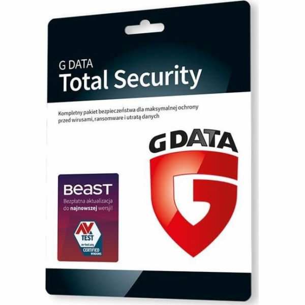 GDATA Total Security pro 3 zařízení na 24 měsíců (C1003KK...