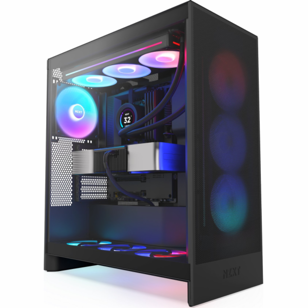 NZXT H7 Flow RGB (2024), věžová skříň