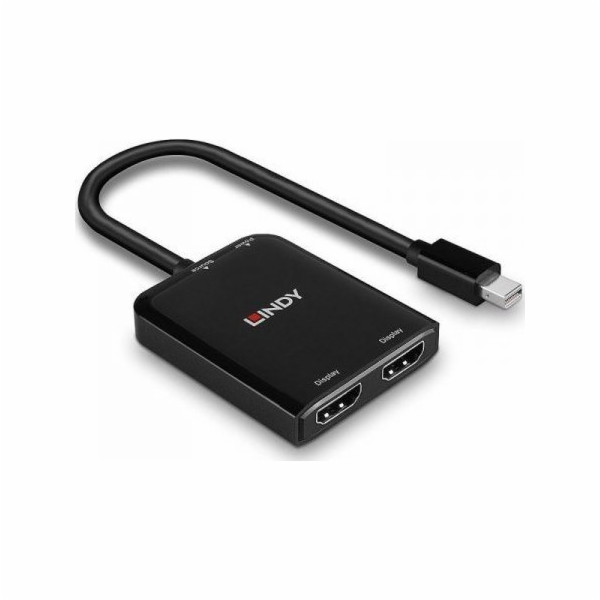 Lindy AV adaptér Převodník Mini DisplayPort na 2xHDMI LIN...