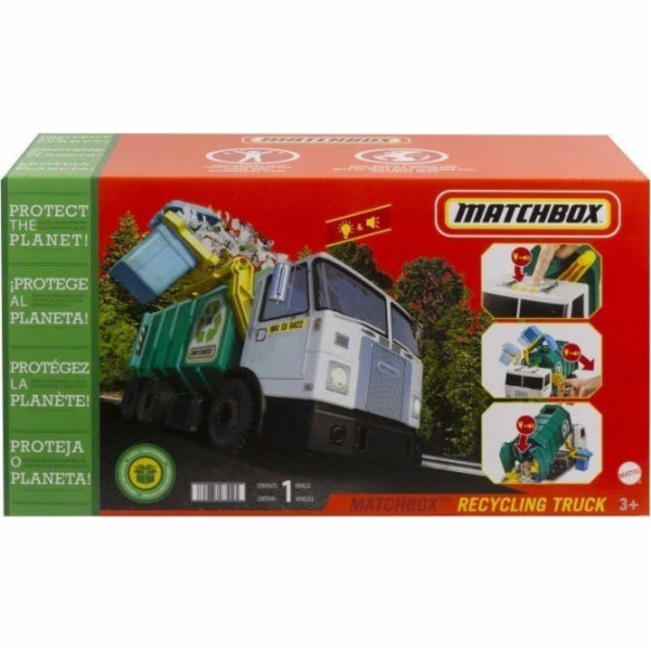 Mattel MEGA BLOKS HHR64 p1 Recyklační popelářský vůz MATTEL