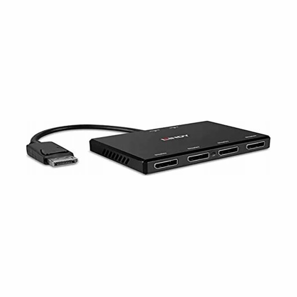 Lindy Adap Lindy 4portový DisplayPort 1.2 MST Hub