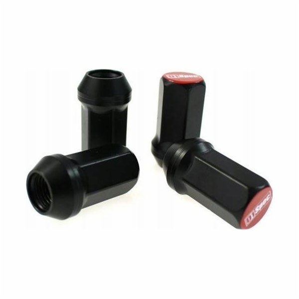 D1Spec kované D1Spec Alu matice M12x1,5 černá/červená