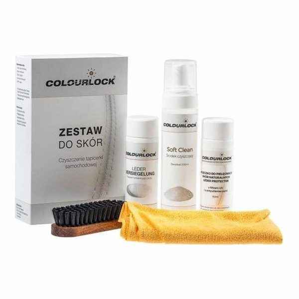 Colourlock Sada na čištění měkké kůže s pečujícím mlékem