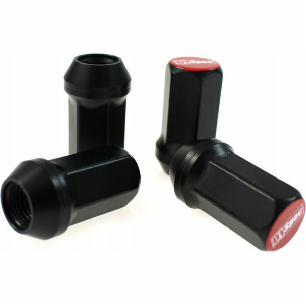 D1Spec kované D1Spec Alu matice M12x1,25 černá/červená