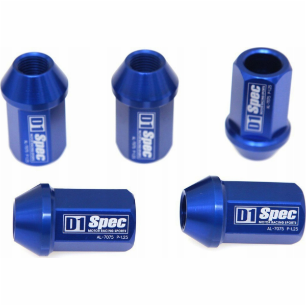 D1Spec Kované matice D1Spec Alu 12x1,5 Modrá