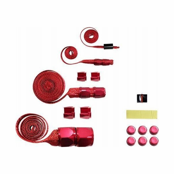 SIMOTA kabelové oplety Červené