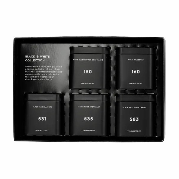 Teministeriet - Black & White Collection Set - Sypaný čaj...