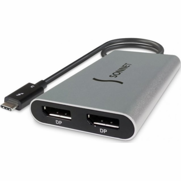AV Sonnet Thunderbolt Dual 4K 60Hz DisplayPort adaptér, S...