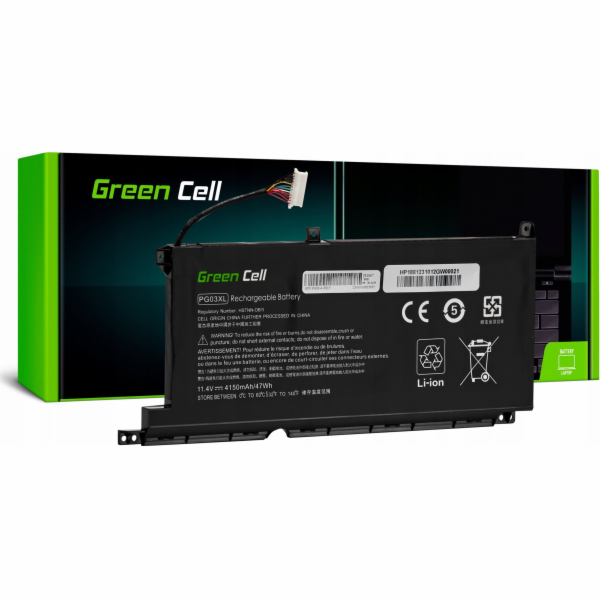 Zelená baterie PG03XL L48495-005 pro HP Pavilion 15-EC 15...