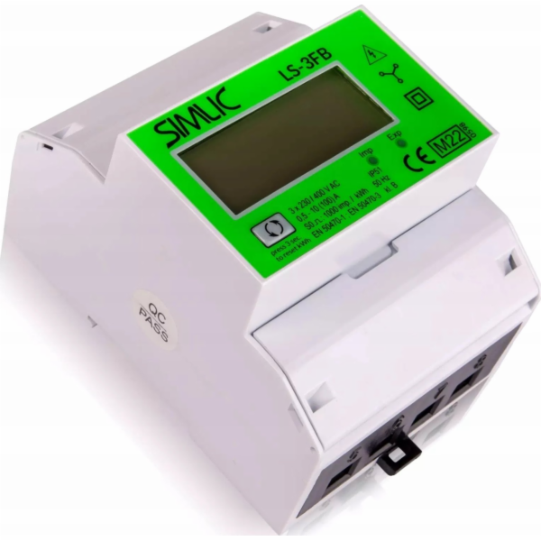 Simet Obousměrný 3fázový elektroměr 10A (100A) MID Funkce...
