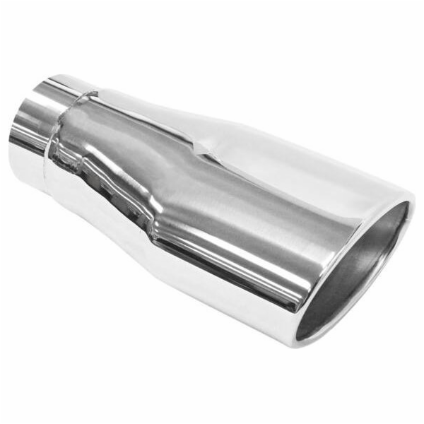 MTuning Muffler hrot 115x83mm vstup 70mm Leštěný