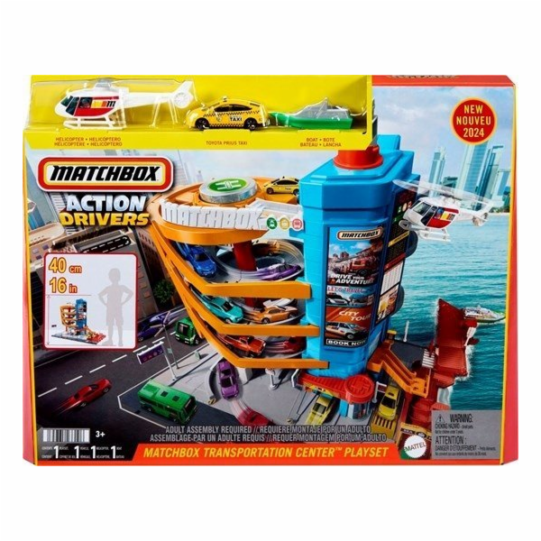 Mattel MB CENTRUM DOPRAVY 3POJAZDY HXL47 PUD2