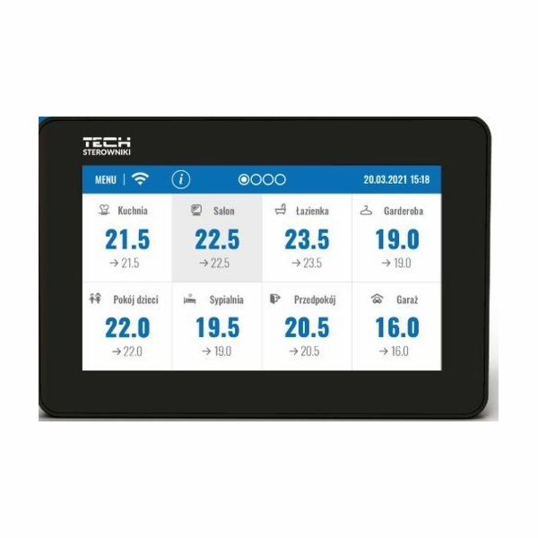 Tech Tech univerzální ovládací panel M-12 černý M12BK