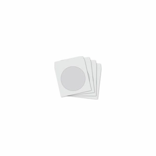 Herlitz CD/DVD OBÁLKA SK (SAMOlepicí) S OKÉNKEM, BÍLÁ 100...