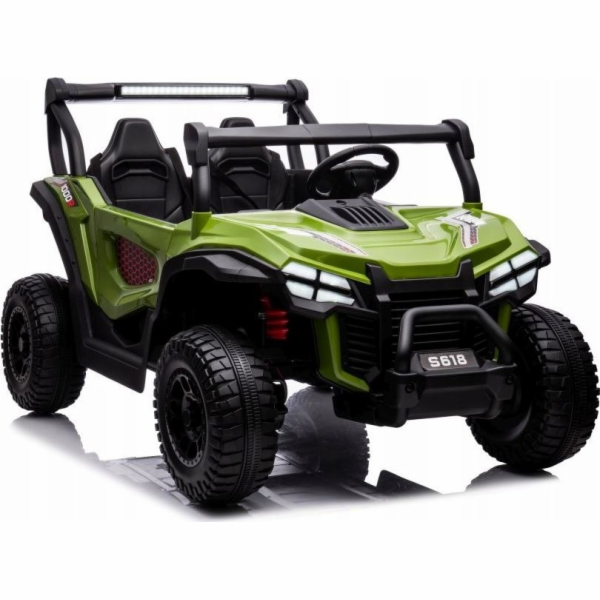 Lean Cars Battery Car S618 Green 4x4