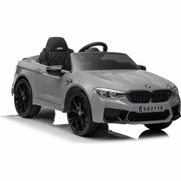 Lean Cars Bateriový vůz BMW M5 Stříbrný lak