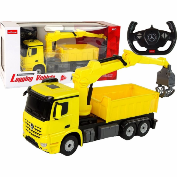 Mercedes Grapple Truck Mercedes Rastar Yellow