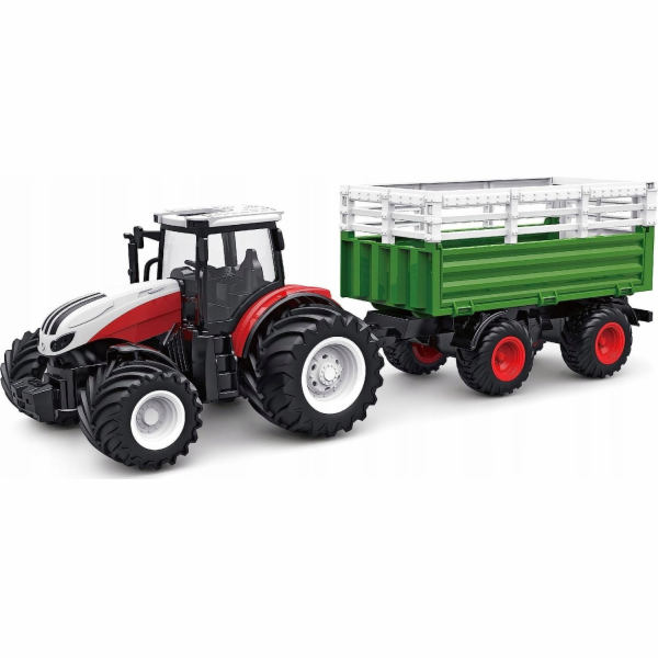 Amewi  RC Traktor s Viehtransporter LiIon 500mAh weiß/6+